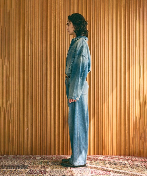 kha:ki(カーキ)の「「KHA:KI / カーキ」TYPE-35 DENIM SHIRT(シャツ/ブラウス・レディース・グレー/インディゴブルー・1/2)」の16枚目の写真