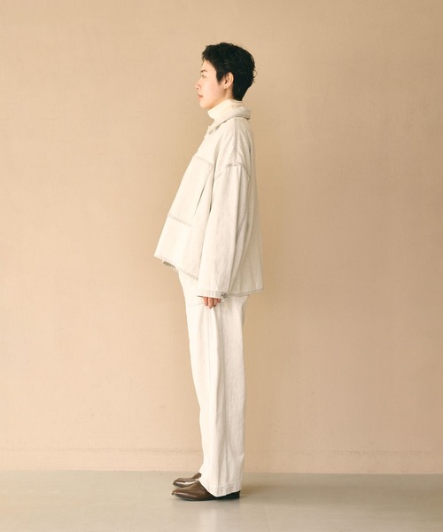 kha:ki(カーキ)の「「KHA:KI / カーキ」TYPE-35 DENIM SHIRT(シャツ/ブラウス・レディース・グレー/インディゴブルー・1/2)」の19枚目の写真