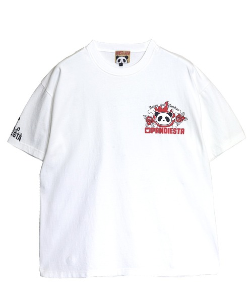 PANDIESTA（パンディエスタ）の「イーグルパンダTシャツ(M2)（Tシャツ/カットソー・メンズ・ブラック/ホワイト・XXL/XL/M/L）」の12枚目の写真