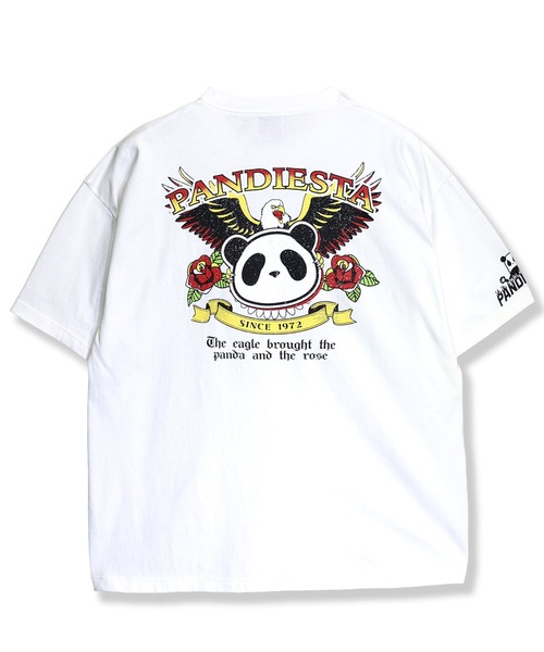 PANDIESTA（パンディエスタ）の「イーグルパンダTシャツ(M2)（Tシャツ/カットソー・メンズ・ブラック/ホワイト・XXL/XL/M/L）」の15枚目の写真