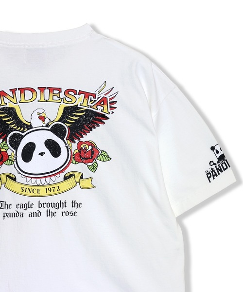 PANDIESTA（パンディエスタ）の「イーグルパンダTシャツ(M2)（Tシャツ/カットソー・メンズ・ブラック/ホワイト・XXL/XL/M/L）」の4枚目の写真
