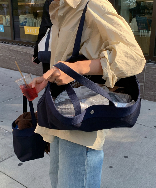haag（ヘイグ）の「a baguette bag (navy)（トートバッグ・レディース・その他・FREE）」の2枚目の写真