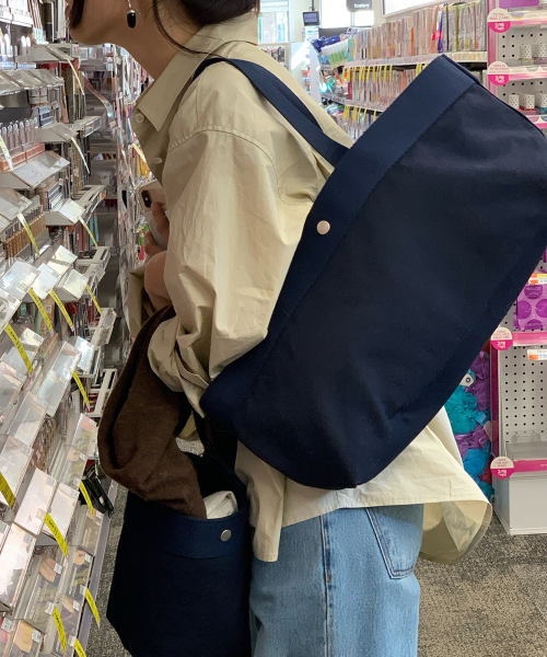 haag（ヘイグ）の「a baguette bag (navy)（トートバッグ・レディース・その他・FREE）」の3枚目の写真