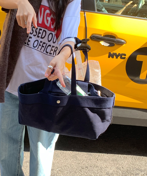 haag（ヘイグ）の「a baguette bag (navy)（トートバッグ・レディース・その他・FREE）」の7枚目の写真