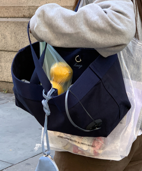 haag（ヘイグ）の「a baguette bag (navy)（トートバッグ・レディース・その他・FREE）」の11枚目の写真