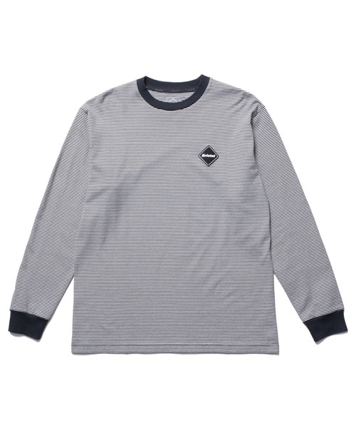 F.C.Real Bristol(エフシーレアルブリストル)の「BORDER L/S TEE(Tシャツ/カットソー・メンズ・ネイビー/ブラック・XX-LARGE/SMALL/MEDIUM/LARGE/X-LARGE)」の2枚目の写真