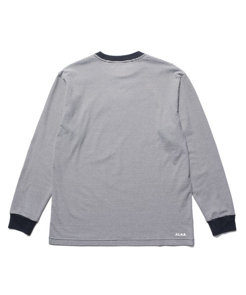F.C.Real Bristol(エフシーレアルブリストル)の「BORDER L/S TEE(Tシャツ/カットソー・メンズ・ネイビー/ブラック・XX-LARGE/SMALL/MEDIUM/LARGE/X-LARGE)」の6枚目の写真