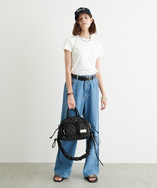 CIAOPANIC TYPY（チャオパニックティピー）の「:【TYNNE.】2WAYドットミニボストンバッグ（ショルダーバッグ・レディース・ブラウン/ブラック/カーキ・ONE SIZE）」の7枚目の写真