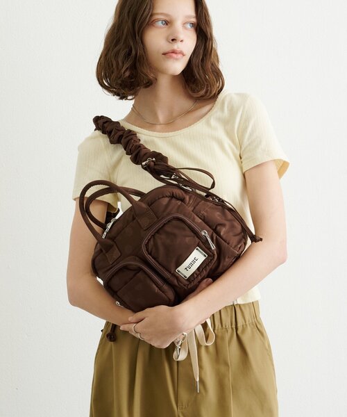 CIAOPANIC TYPY（チャオパニックティピー）の「:【TYNNE.】2WAYドットミニボストンバッグ（ショルダーバッグ・レディース・ブラウン/ブラック/カーキ・ONE SIZE）」の20枚目の写真