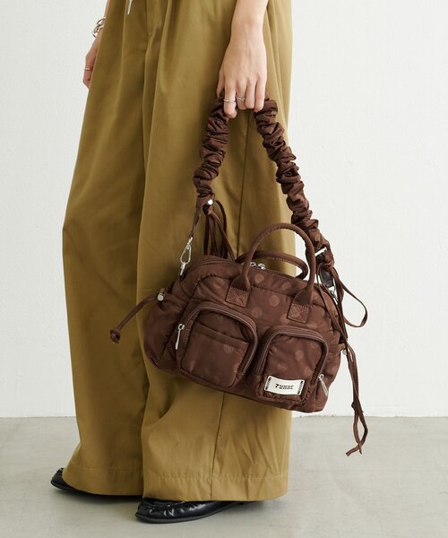 CIAOPANIC TYPY（チャオパニックティピー）の「:【TYNNE.】2WAYドットミニボストンバッグ（ショルダーバッグ・レディース・ブラウン/ブラック/カーキ・ONE SIZE）」の22枚目の写真