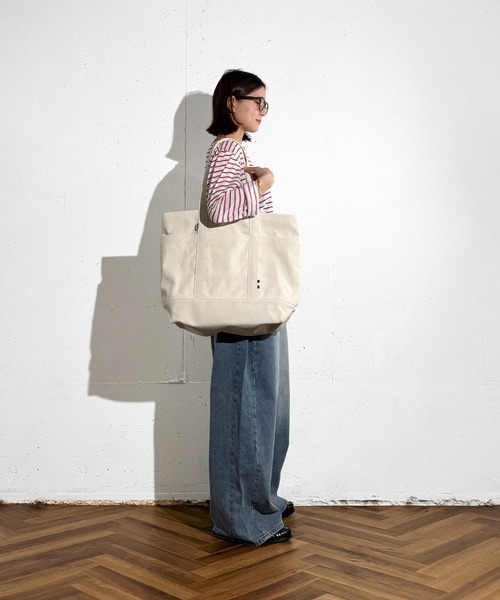 folka（フォルカ）の「6B1 オープンポケット トートバッグ（トートバッグ・レディース・ホワイト・ONESIZE）」の7枚目の写真