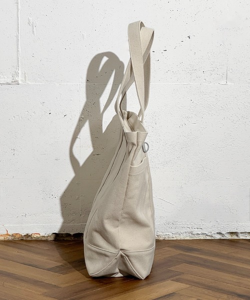 folka（フォルカ）の「6B1 オープンポケット トートバッグ（トートバッグ・レディース・ホワイト・ONESIZE）」の3枚目の写真