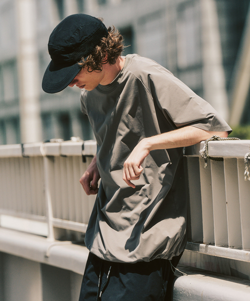417 EDIFICE(フォーワンセブンエディフィス)の「【FREE MOTION LIGHT】ラグランTシャツ(Tシャツ/カットソー・メンズ・カーキ/ブラック/ブラウン・X-LARGE/LARGE/MEDIUM)」の5枚目の写真