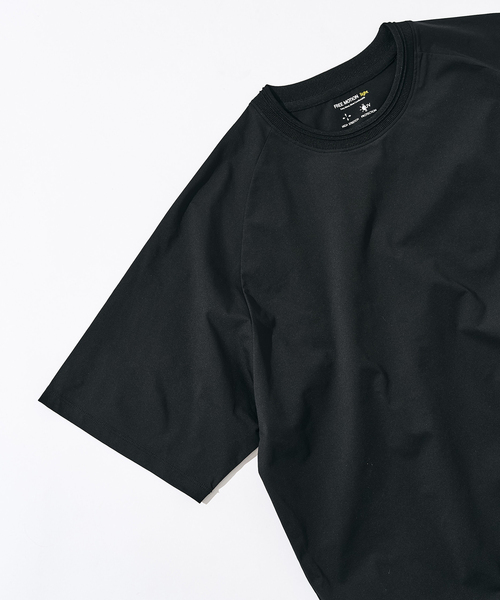 417 EDIFICE(フォーワンセブンエディフィス)の「【FREE MOTION LIGHT】ラグランTシャツ(Tシャツ/カットソー・メンズ・カーキ/ブラック/ブラウン・X-LARGE/LARGE/MEDIUM)」の8枚目の写真