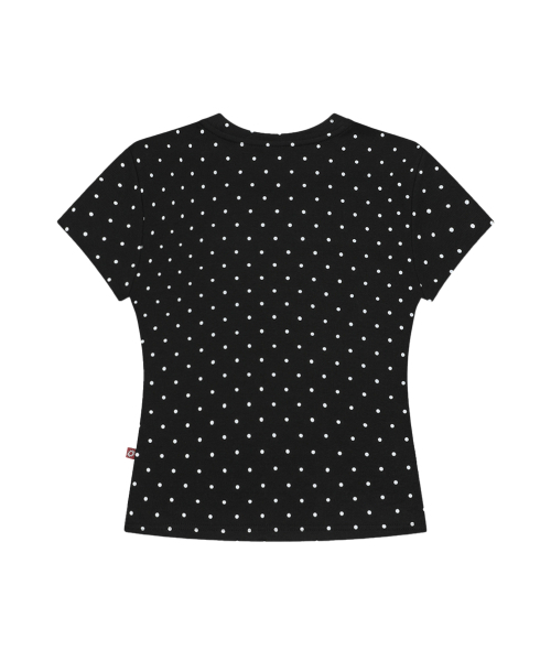 S'EST(エスイーエスティー)の「lite me Slim Fit T-shirt Black(Tシャツ/カットソー・レディース・ブラック・SMALL)」の2枚目の写真