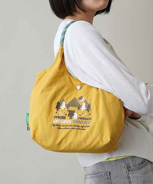 moz（モズ）の「【moz(モズ)】軽量 軽撥水 2WAY ショルダーバッグ ハンドバッグ ZUPS-02（ショルダーバッグ・レディース・ライトグリーン/グレイッシュブルー/ライトグレー/ホワイト/マスタード/ブラック・ONE SIZE）」の12枚目の写真