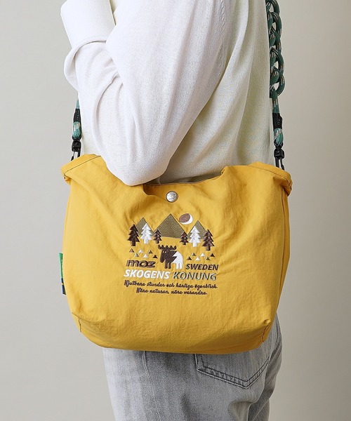 moz（モズ）の「【moz(モズ)】軽量 軽撥水 2WAY ショルダーバッグ ハンドバッグ ZUPS-02（ショルダーバッグ・レディース・ライトグリーン/グレイッシュブルー/ライトグレー/ホワイト/マスタード/ブラック・ONE SIZE）」の14枚目の写真