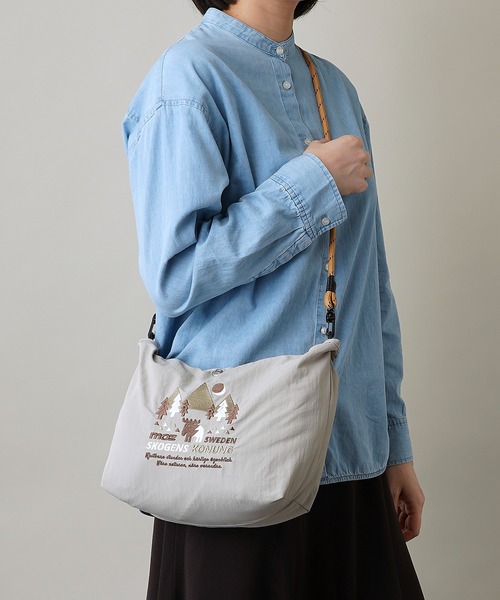 moz（モズ）の「【moz(モズ)】軽量 軽撥水 2WAY ショルダーバッグ ハンドバッグ ZUPS-02（ショルダーバッグ・レディース・ライトグリーン/グレイッシュブルー/ライトグレー/ホワイト/マスタード/ブラック・ONE SIZE）」の16枚目の写真