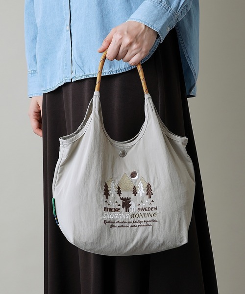 moz（モズ）の「【moz(モズ)】軽量 軽撥水 2WAY ショルダーバッグ ハンドバッグ ZUPS-02（ショルダーバッグ・レディース・ライトグリーン/グレイッシュブルー/ライトグレー/ホワイト/マスタード/ブラック・ONE SIZE）」の18枚目の写真