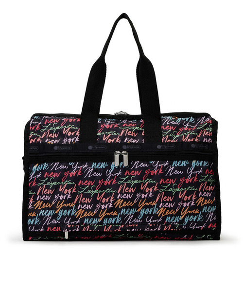 LeSportsac(レスポートサック)の「DELUXE MED WEEKENDER NYCスクリプトブラック(ボストンバッグ・レディース・ブラック・FREE)」の7枚目の写真