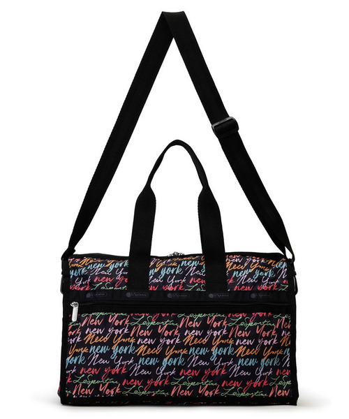 LeSportsac(レスポートサック)の「DELUXE MED WEEKENDER NYCスクリプトブラック(ボストンバッグ・レディース・ブラック・FREE)」の8枚目の写真