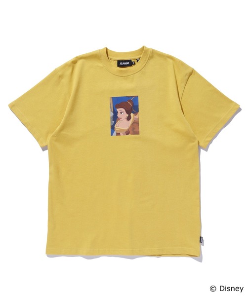 Disney(ディズニー)の「BEAUTY AND THE BEAST / S/S TEE(Tシャツ/カットソー・メンズ・ホワイト/マスタード・XS/L/XL/S/M)」の1枚目の写真