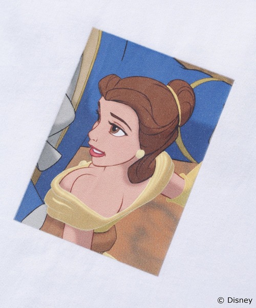 Disney(ディズニー)の「BEAUTY AND THE BEAST / S/S TEE(Tシャツ/カットソー・メンズ・ホワイト/マスタード・XS/L/XL/S/M)」の3枚目の写真