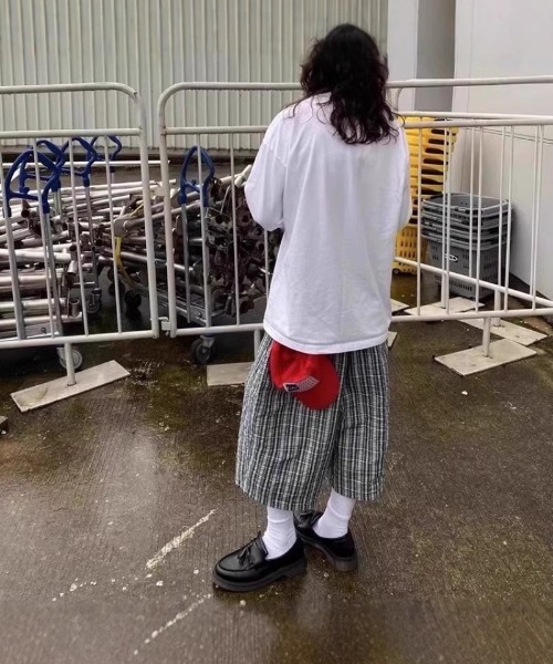 Ritzy(リッツィー)の「チェックシワシワ 7 分丈バルーンパンツ(その他パンツ・レディース・チェック・M/L)」の4枚目の写真