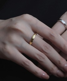 YArKA（ヤーカ）の「【YArKA/ヤーカ】little hexagon signet design ring [hancH] / 6角形ミニシグネットリング（リング）」