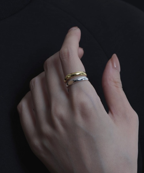 YArKA（ヤーカ）の「【YArKA/ヤーカ】little hexagon signet design ring [hancH] / 6角形ミニシグネットリング（リング・レディース・シルバー/ゴールド・#3/#23/#21/#19/#17/#15/#13/#11/#9/#7/#5）」の3枚目の写真