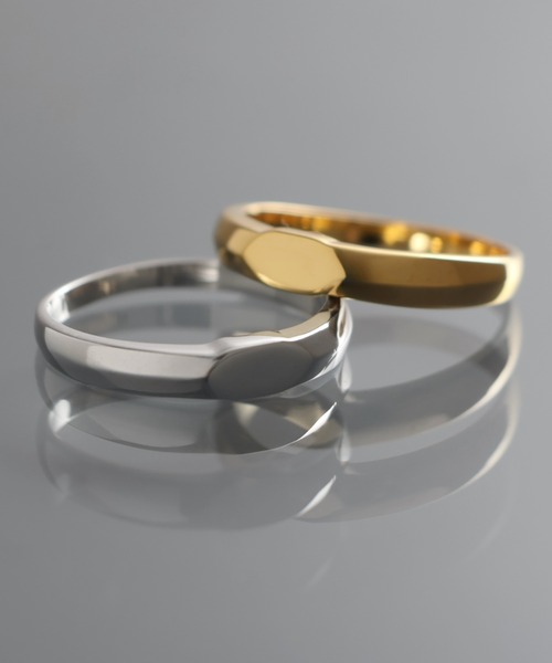 YArKA（ヤーカ）の「【YArKA/ヤーカ】little hexagon signet design ring [hancH] / 6角形ミニシグネットリング（リング・レディース・シルバー/ゴールド・#3/#23/#21/#19/#17/#15/#13/#11/#9/#7/#5）」の8枚目の写真