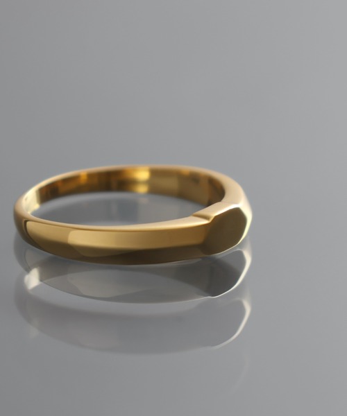 YArKA（ヤーカ）の「【YArKA/ヤーカ】little hexagon signet design ring [hancH] / 6角形ミニシグネットリング（リング・レディース・シルバー/ゴールド・#3/#23/#21/#19/#17/#15/#13/#11/#9/#7/#5）」の10枚目の写真