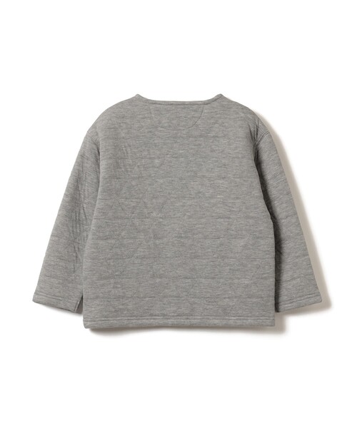 BEAMS mini(ビームスミニ)の「カットキルト ジャケット 2026FW(90~150cm)子供服 通園 通学 防寒(スウェット・キッズ・ライトグレー/レッド・100/90/150/130/120/110/140)」の15枚目の写真