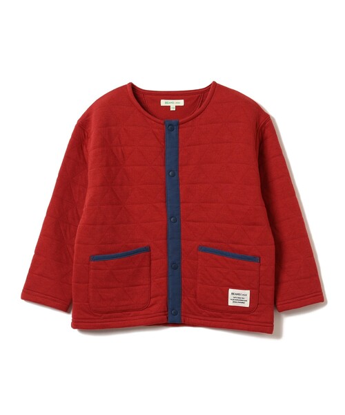 BEAMS mini(ビームスミニ)の「カットキルト ジャケット 2026FW(90~150cm)子供服 通園 通学 防寒(スウェット・キッズ・ライトグレー/レッド・100/90/150/130/120/110/140)」の16枚目の写真