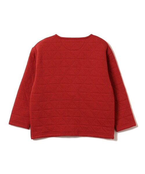 BEAMS mini(ビームスミニ)の「カットキルト ジャケット 2026FW(90~150cm)子供服 通園 通学 防寒(スウェット・キッズ・ライトグレー/レッド・100/90/150/130/120/110/140)」の18枚目の写真