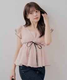 Freada/フリーダ 襟付き 2WAYレースボレロ&チャップス（シャツ