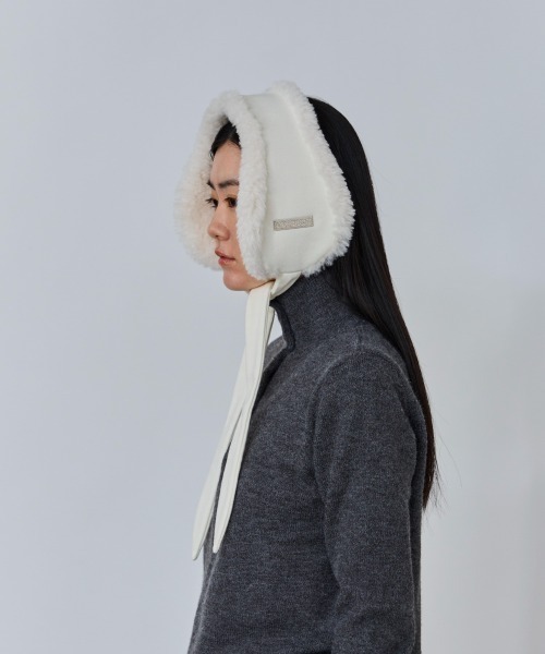 OVERRIDE(オーバーライド)の「OVERRIDE OGC SWEAT BOA EARMUFF SG / オーバーライド(イヤーマフ・レディース・ブラック/グレー/ホワイト・FREE)」の6枚目の写真
