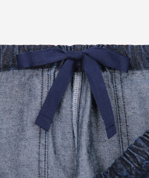 DANTON（ダントン）の「DANTON | デニム イージーパンツ WOMEN（デニムパンツ・レディース・ダークインディゴブルー・36）」の6枚目の写真