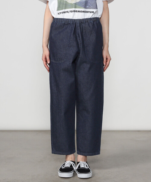 DANTON(ダントン)の「DANTON | デニム イージーパンツ WOMEN(デニムパンツ・レディース・ダークインディゴブルー・36)」の6枚目の写真