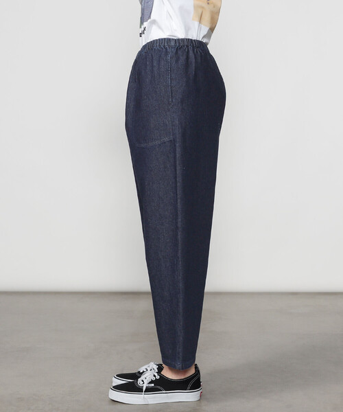 DANTON(ダントン)の「DANTON | デニム イージーパンツ WOMEN(デニムパンツ・レディース・ダークインディゴブルー・36)」の5枚目の写真