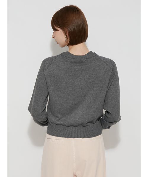 FURFUR(ファーファー)の「【UVカット】クラシックアーガイルカーディガン(カーディガン/ボレロ・レディース・キャメル/グレー・F)」の4枚目の写真