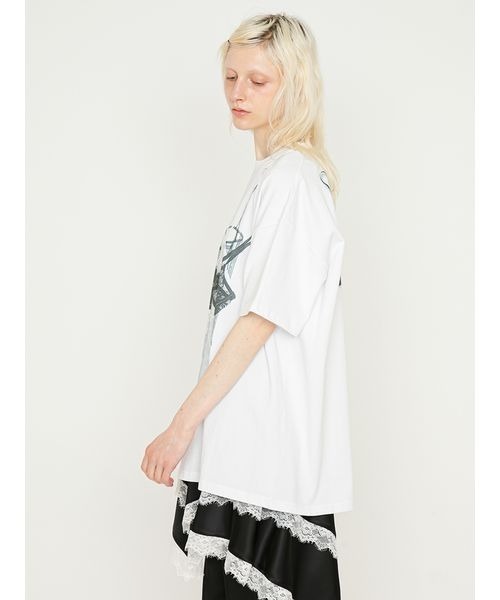 SORIN（ソリン　）の「【ご好評につき追加生産決定】Bra Printed Big T-shirt/ブラプリント ビッグTシャツ（Tシャツ/カットソー・レディース・ホワイト/グレー・38）」の11枚目の写真