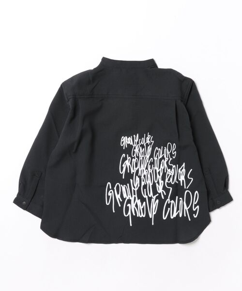 GROOVY COLORS(グルービーカラーズ)の「Deratol Air Bandcollar Shirt(シャツ/ブラウス・キッズ・ブラック・115cm/125cm)」の2枚目の写真
