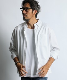 HIGH GAUGE CUT-SEWN SHIRT：ハイゲージ カットソーシャツ/ 速乾 / クールビズ / ビジカジ
