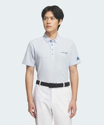シアサッカー半袖ポロ【adidas Golf/アディダスゴルフ】