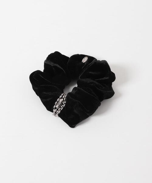 SMELLY（スメリー）の「チェーンアクセントベロアシュシュ（シュシュ・レディース・ブラウン系その他/ブラック系その他・-）」の6枚目の写真