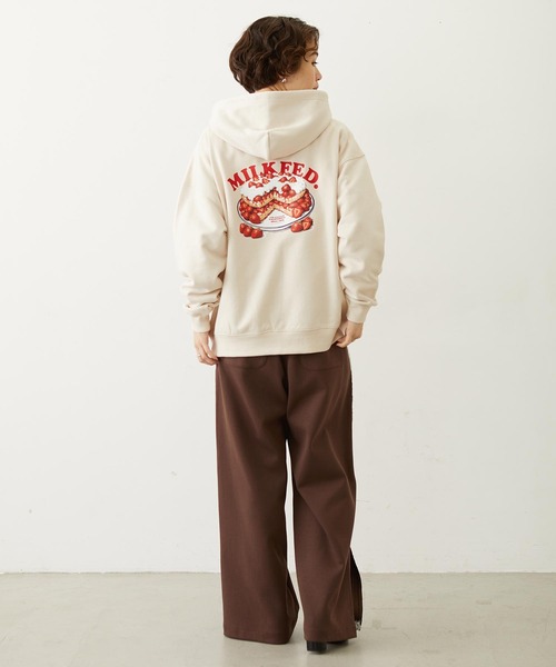 MILKFED.（ミルクフェド）の「LACE LINE PANTS（スウェットパンツ・レディース・ブラック/グレー/ブラウン・M/S）」の19枚目の写真