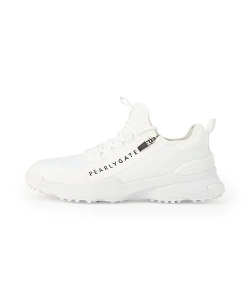 PEARLY GATES（パーリーゲイツ）の「【PEARLY GATES】THE SPORTS スパイクレスゴルフシューズ (MENS)（その他シューズ・メンズ・ホワイト・26.5cm/26.0cm/27.0cm/27.5cm/25.5cm）」の2枚目の写真