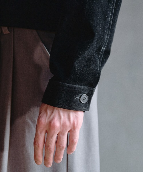 Regen Glanz(レーゲングランツ)の「western york synthetic suede jacket / ウエスタンヨークシンセティックスエードジャケット(ブルゾン・メンズ・ブラック/ブラウン系その他・MEDIUM/SMALL/LARGE)」の3枚目の写真