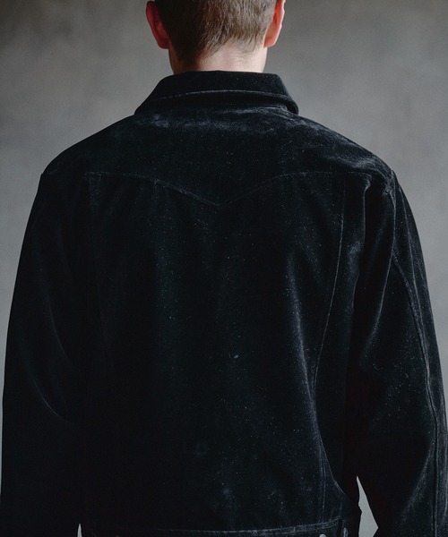 Regen Glanz(レーゲングランツ)の「western york synthetic suede jacket / ウエスタンヨークシンセティックスエードジャケット(ブルゾン・メンズ・ブラック/ブラウン系その他・MEDIUM/SMALL/LARGE)」の4枚目の写真